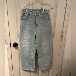 Madewell Perfect Vintage Wide Leg Crop Jeans